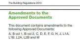 Building Regulations Amendments 2013